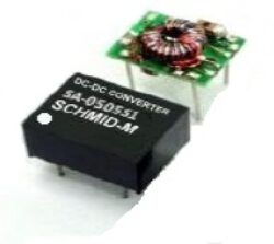 DC/DC měnič: SA-1212 D1 - Schmid-M: SA-1212 D1 DC / DC mni Uin = 12V, Uout: 12 V, 1W, DIL 8